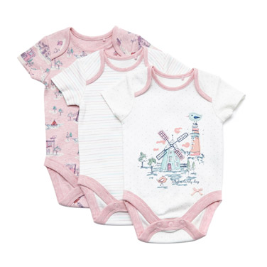 Windmill Bodysuit - Pack Of 3